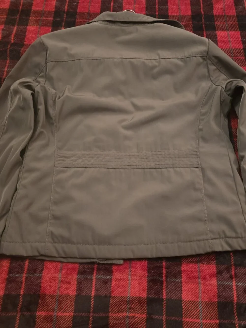 BOSS Hugo Boss Grey Utility Field Jacket Military Cargo Coat